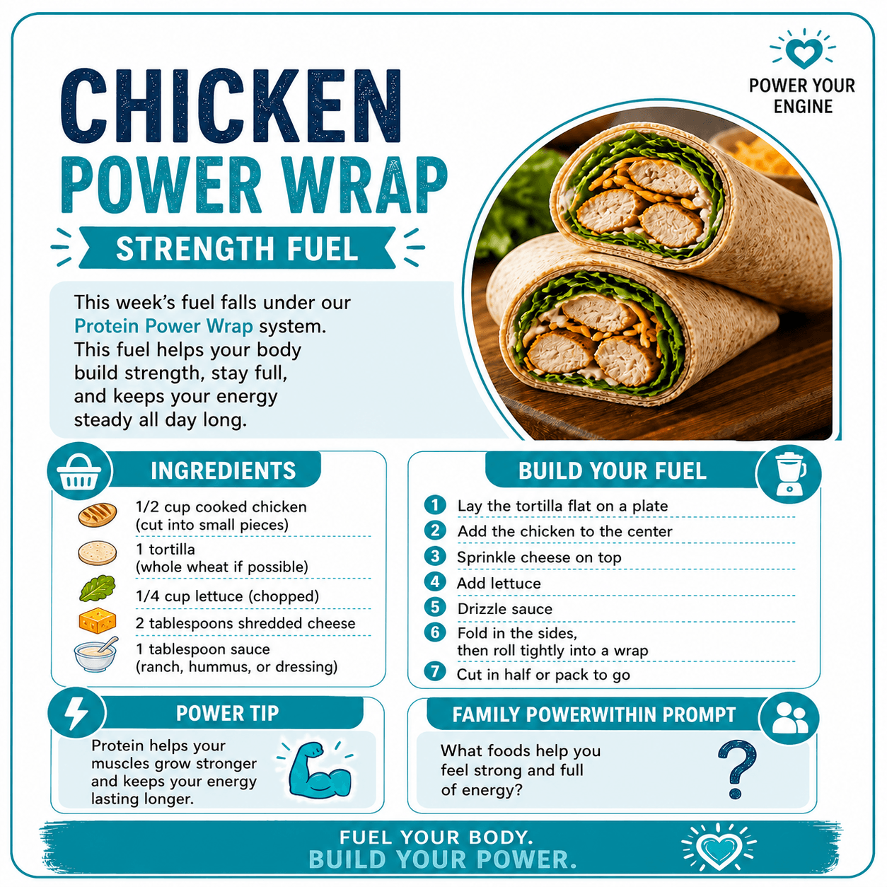 Chicken Power Wrap